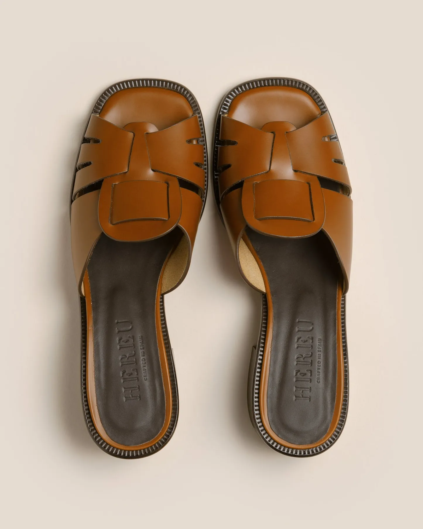 Hereu Studio Ancora Squared Heeled Slide> Sandals