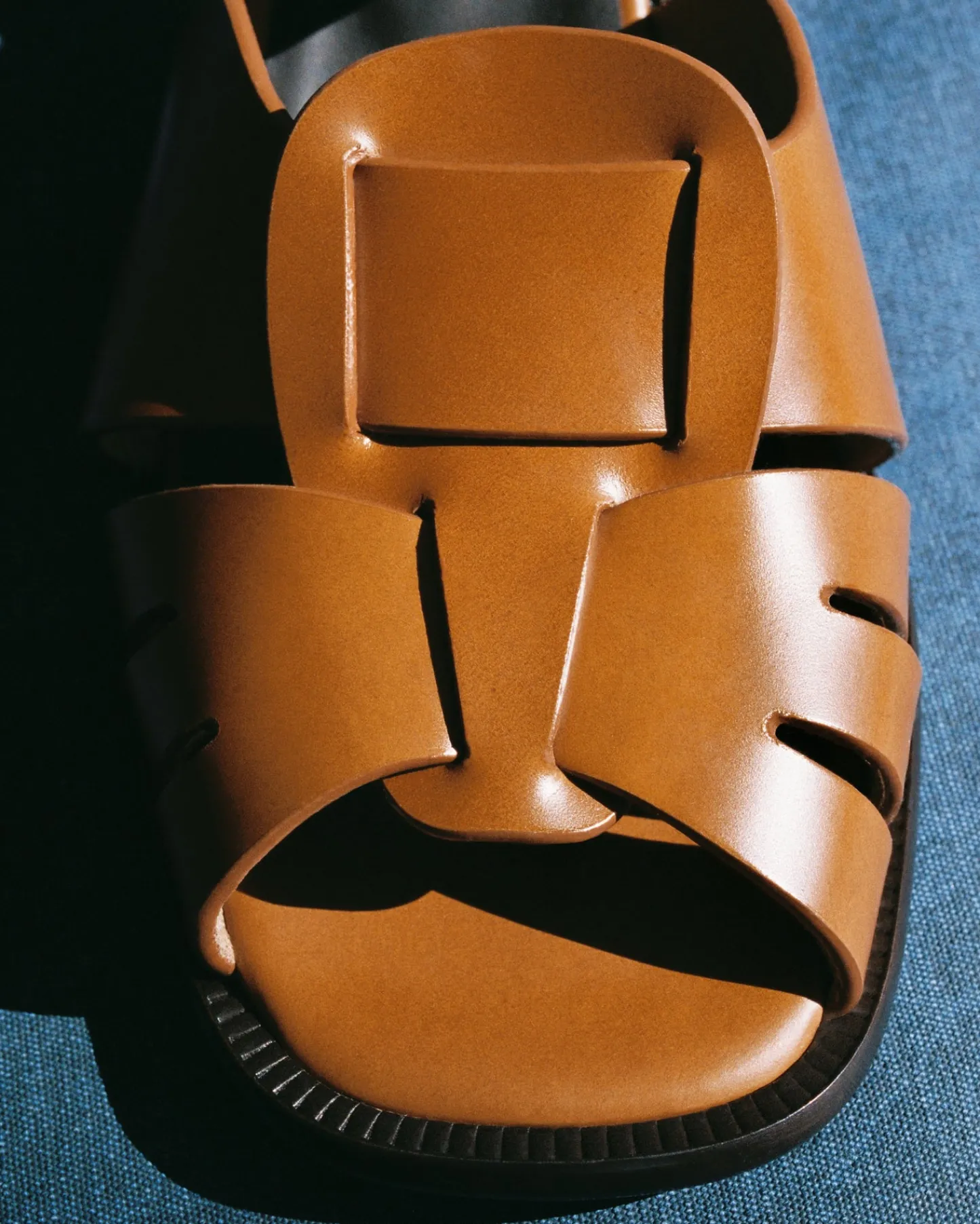 Hereu Studio Ancora Squared Heeled Slide> Sandals