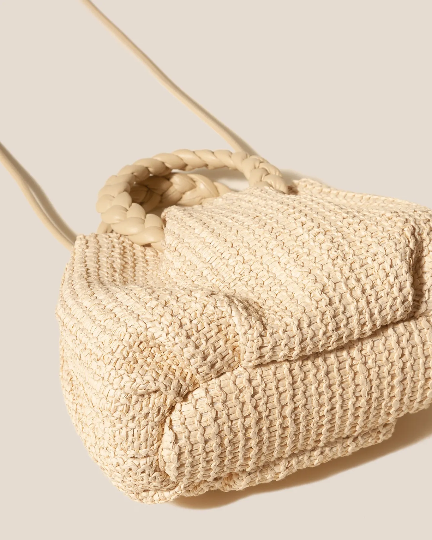 Hereu Studio Bombon M Raffia> Crossbody Bags