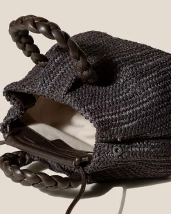 Hereu Studio Bombon M Raffia> Crossbody Bags