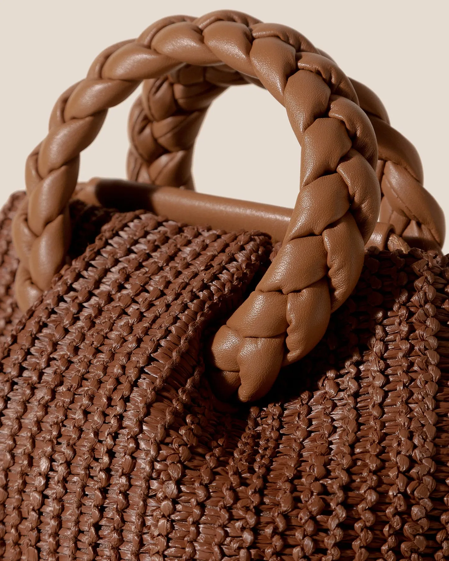 Hereu Studio Bombon M Raffia> Crossbody Bags