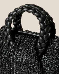 Hereu Studio Bombon M Raffia> Crossbody Bags