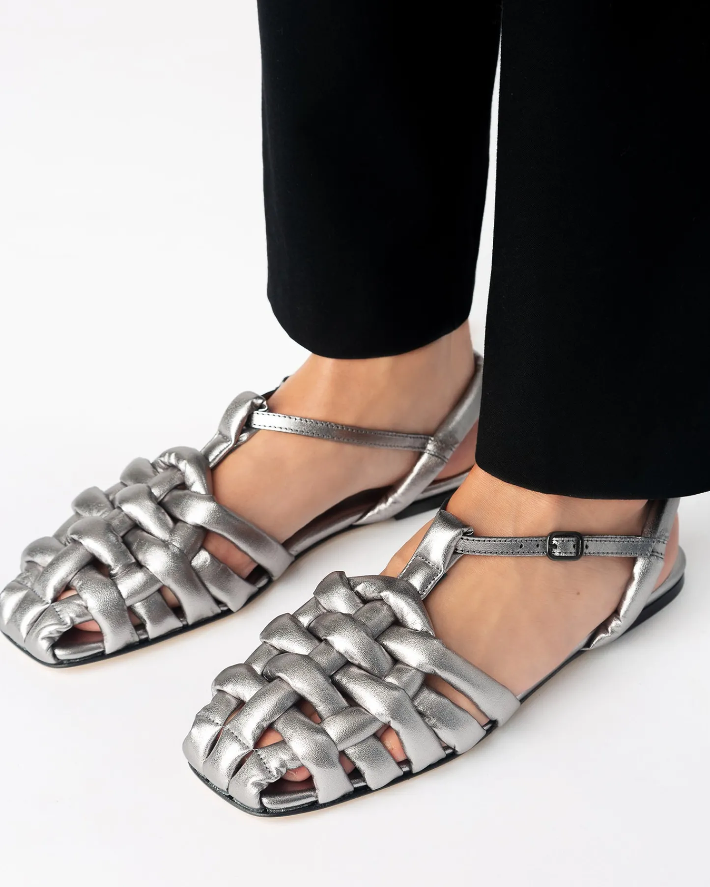Hereu Studio Cabersa Metallic> Sandals