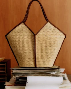 Hereu Studio Calella Raffia> Shoulder Bags