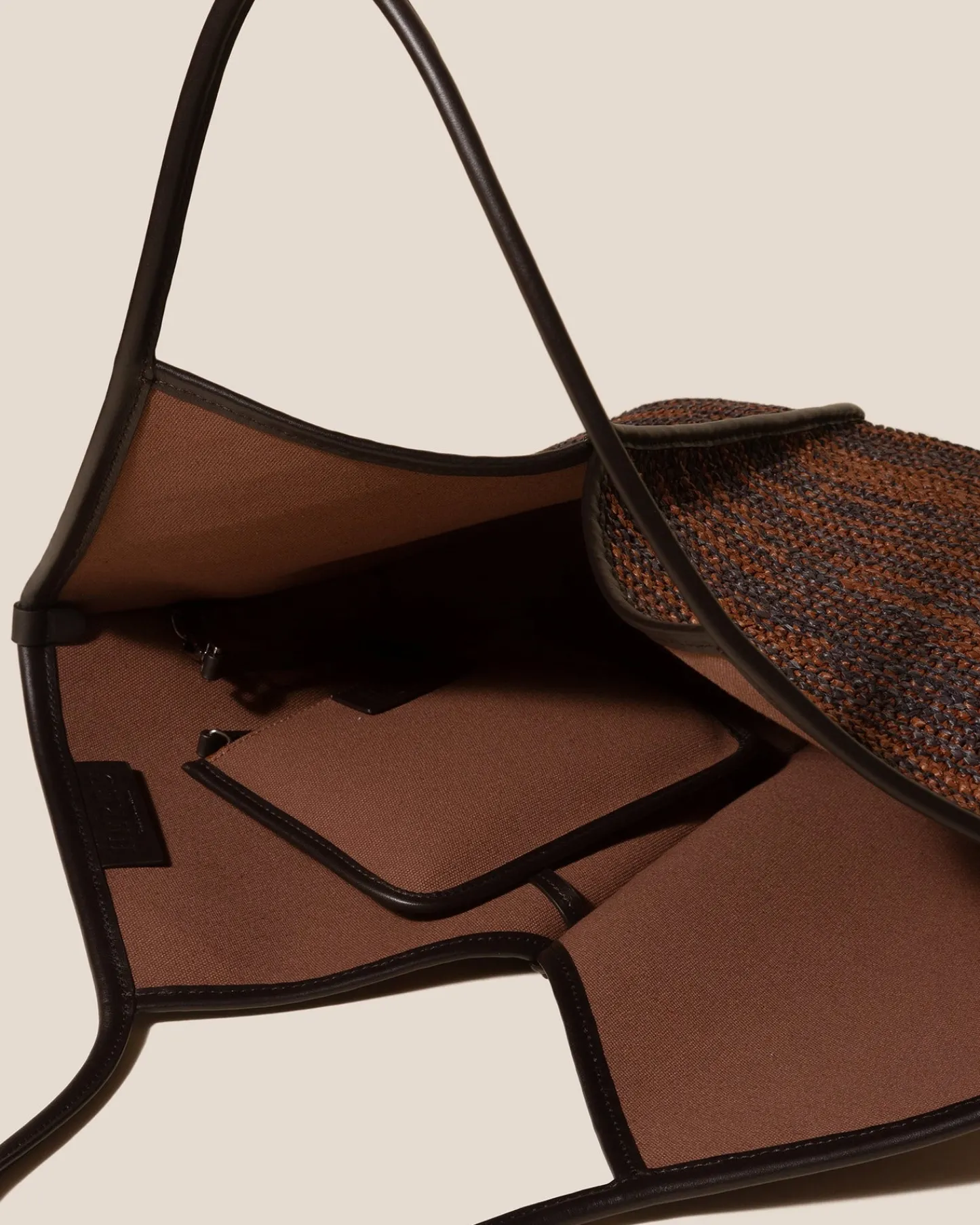 Hereu Studio Calella Raffia Bicolour> Tote Bags