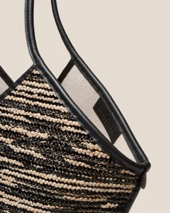 Hereu Studio Calella Raffia Bicolour> Tote Bags