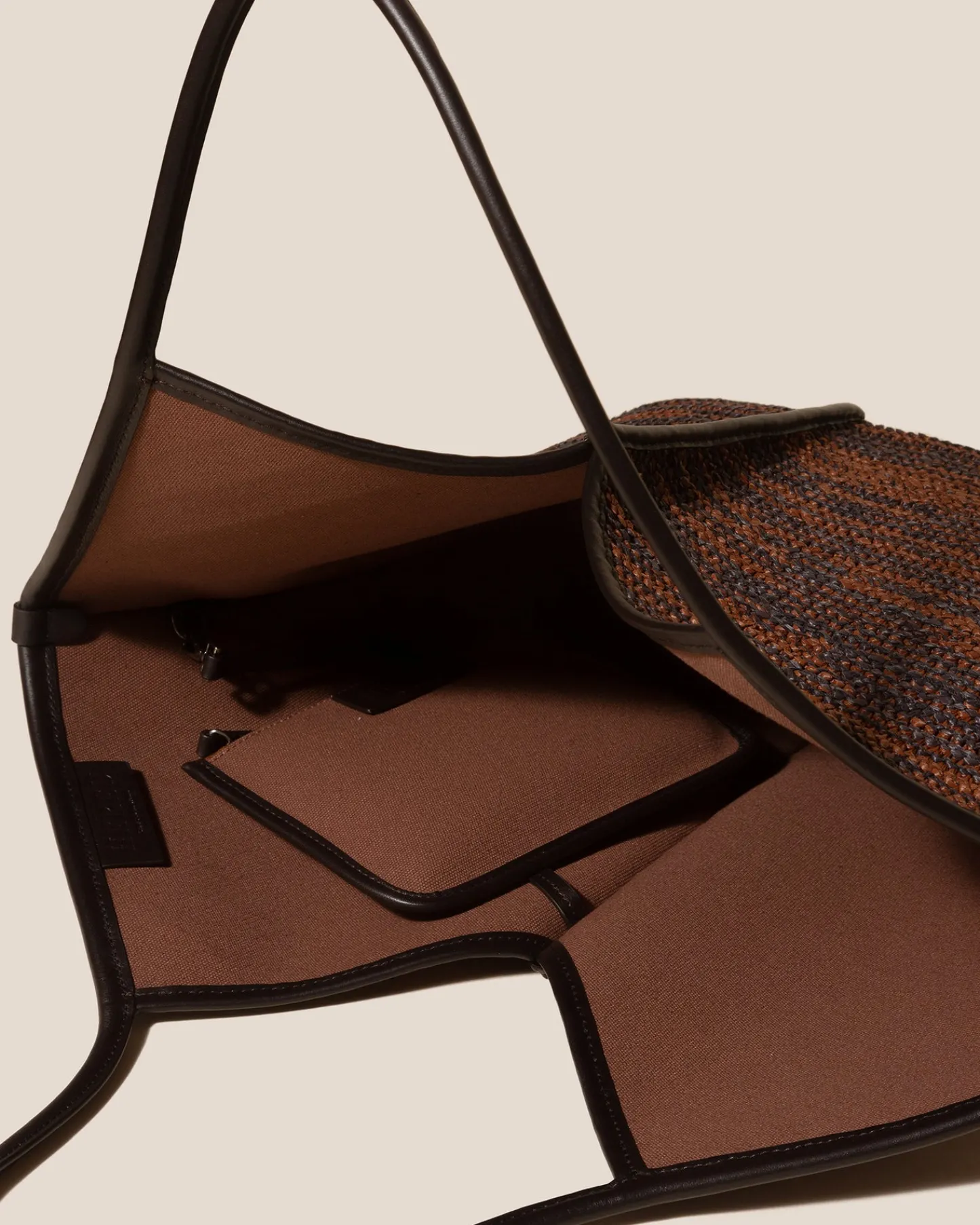 Hereu Studio Calella Raffia Bicolour> Tote Bags