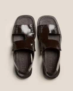Hereu Studio Llaut Square Crinkled Glossy> Sandals